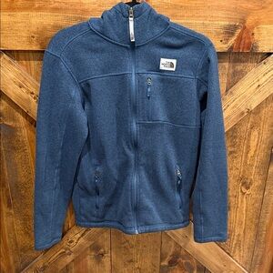 The North Face Blue‎ Hooded Jacket XL 18/20